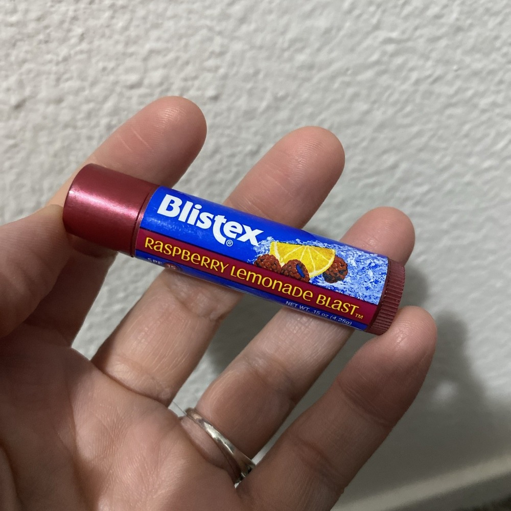 Blistex Lip Protectant Raspberry Lemonade Blast SPF 15 - .15 fl oz New (READ)